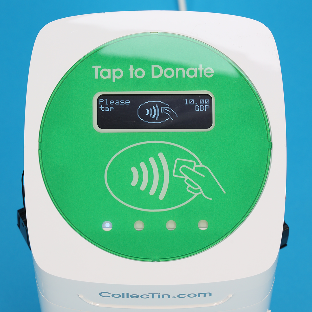 VAT Applicable - CollecTin® More including SumUp Reader, Secure Mount & USB Cable for Static Installation