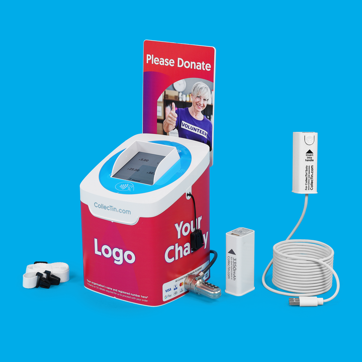 CollecTin Solo with SumUp Reader for UK Charities