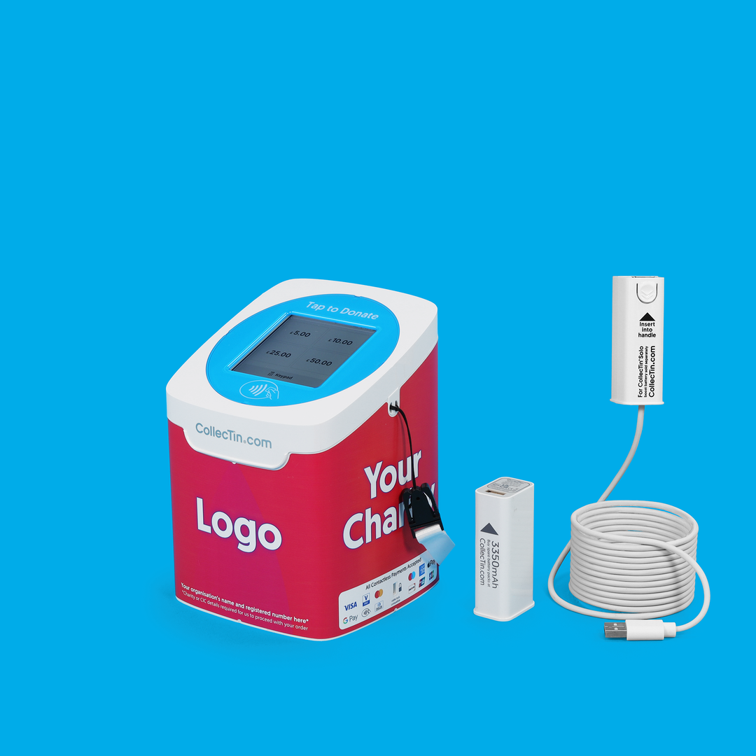 CollecTin Solo with SumUp Reader for UK Charities