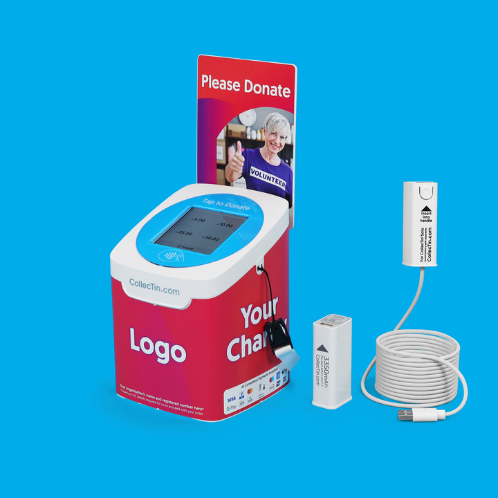 CollecTin Solo with SumUp Reader for UK Charities