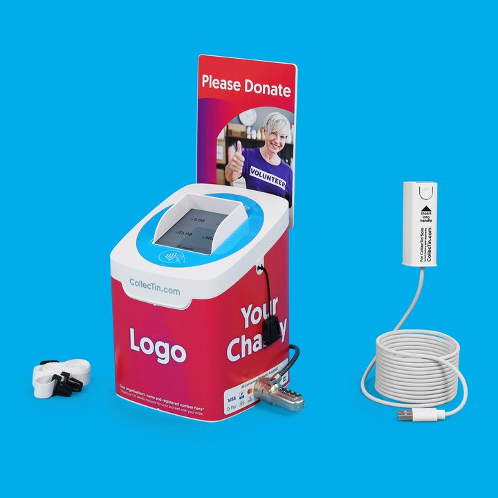 CollecTin Solo with SumUp Reader for UK Charities