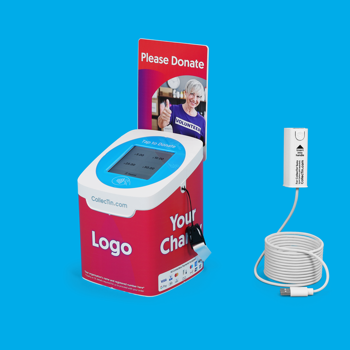 CollecTin Solo with SumUp Reader for UK Charities
