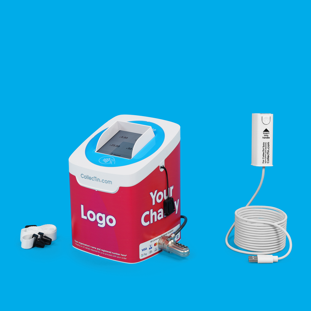 CollecTin Solo with SumUp Reader for UK Charities