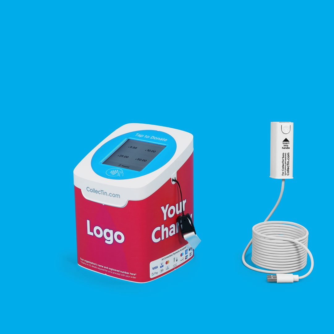 CollecTin Solo with SumUp Reader for UK Charities