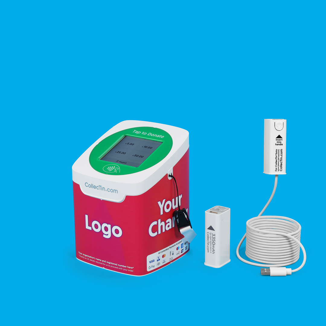 CollecTin Solo with SumUp Reader for UK Charities