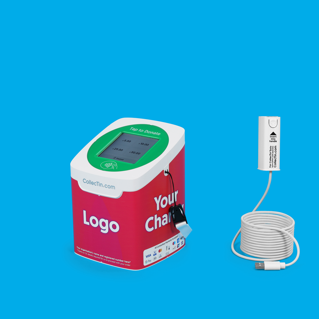 CollecTin Solo with SumUp Reader for UK Charities