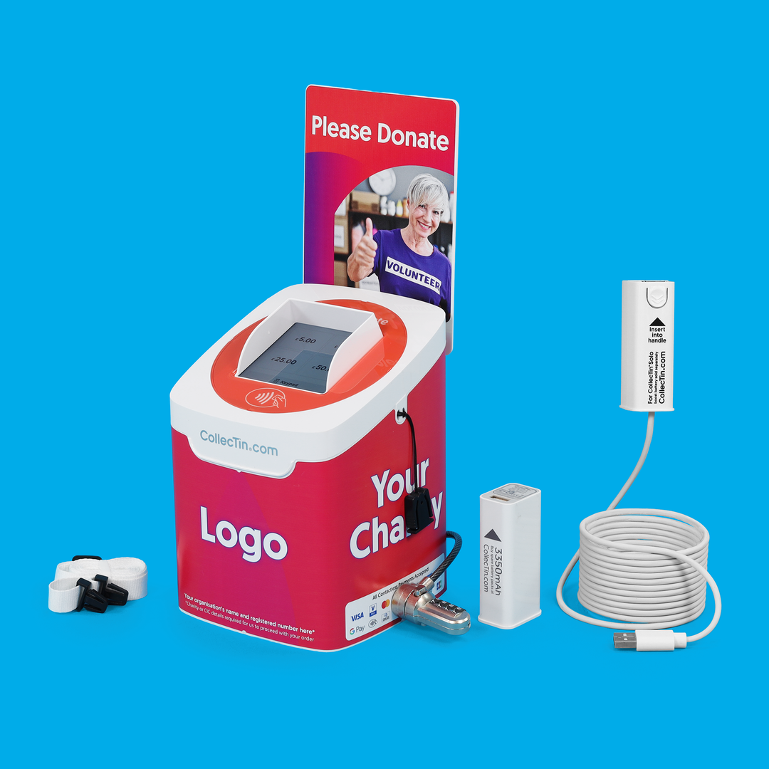 CollecTin Solo with SumUp Reader for UK Charities