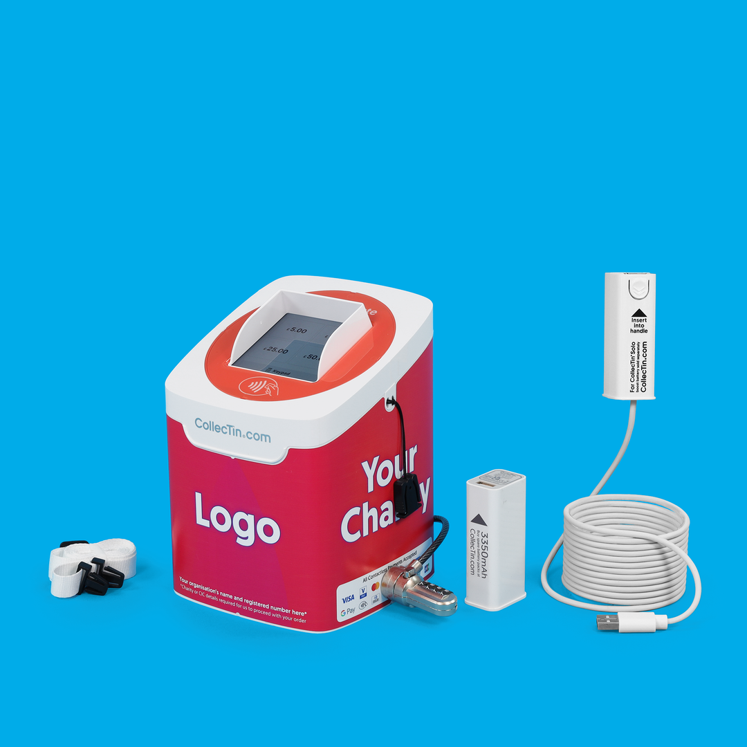 CollecTin Solo with SumUp Reader for UK Charities