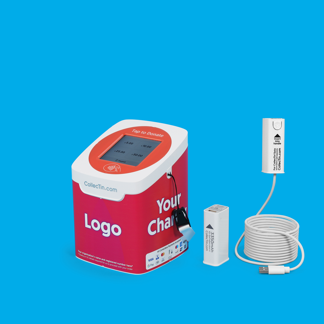 CollecTin Solo with SumUp Reader for UK Charities