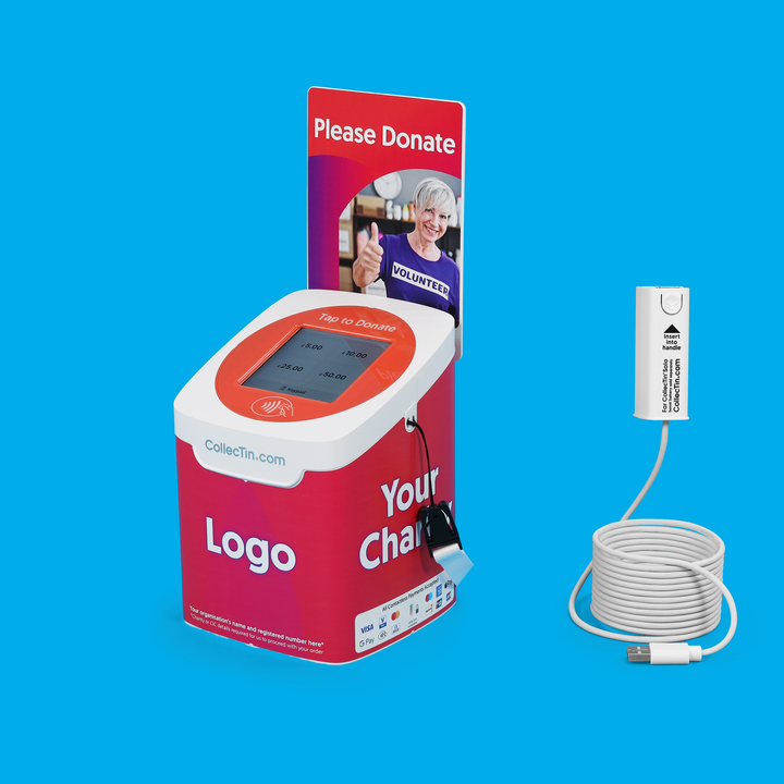 CollecTin Solo with SumUp Reader for UK Charities