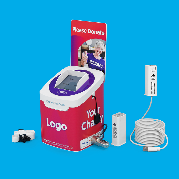 CollecTin Solo with SumUp Reader for UK Charities
