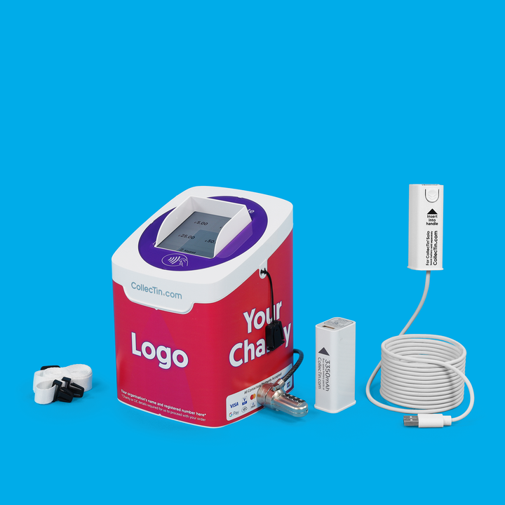 CollecTin Solo with SumUp Reader for UK Charities