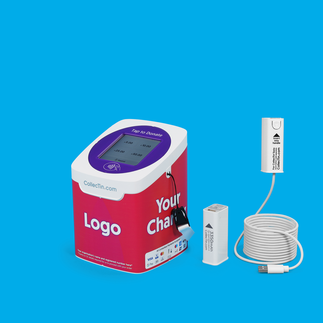 CollecTin Solo with SumUp Reader for UK Charities