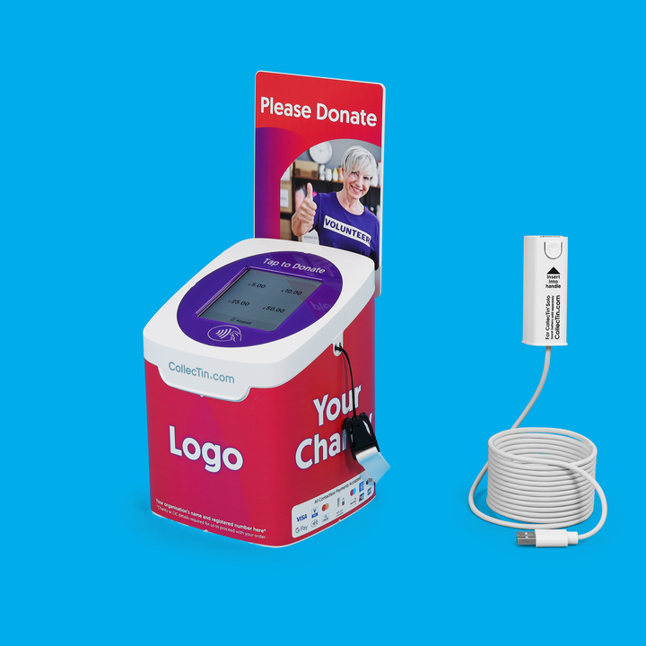 CollecTin Solo with SumUp Reader for UK Charities