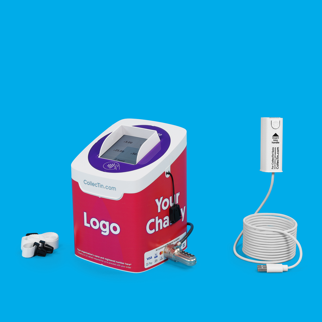 CollecTin Solo with SumUp Reader for UK Charities