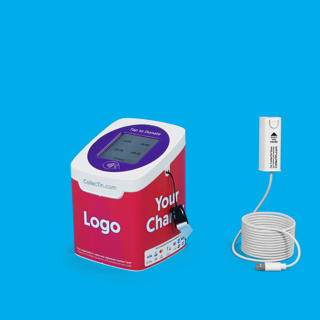 CollecTin Solo with SumUp Reader for UK Charities