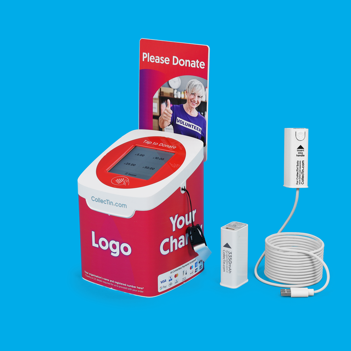 CollecTin Solo with SumUp Reader for UK Charities