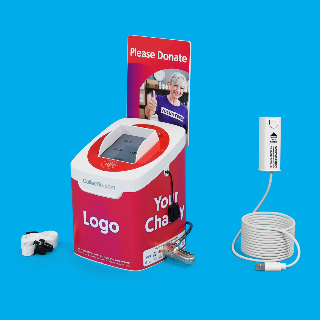 CollecTin Solo with SumUp Reader for UK Charities