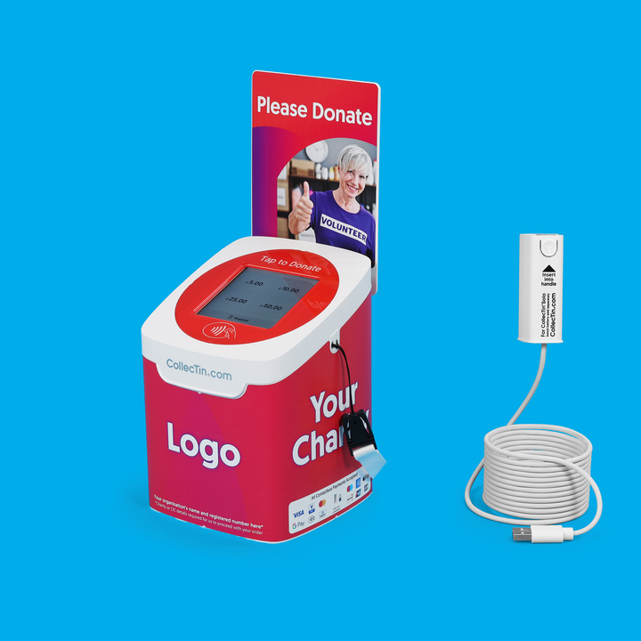 CollecTin Solo with SumUp Reader for UK Charities