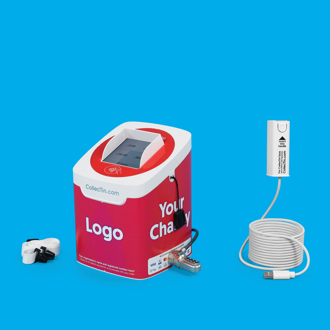 CollecTin Solo with SumUp Reader for UK Charities