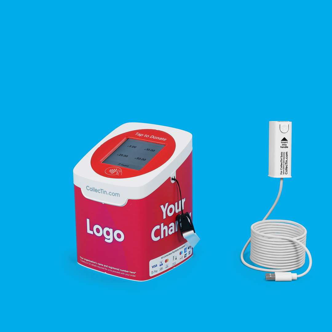 CollecTin Solo with SumUp Reader for UK Charities