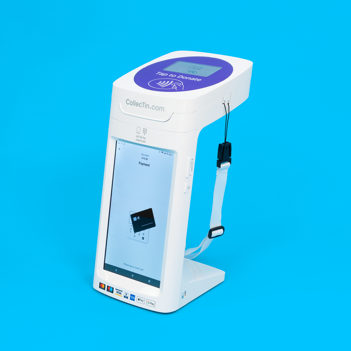 Parish Buying CollecTin® More including SumUp Reader, Secure Mount & USB Cable for Static Installation