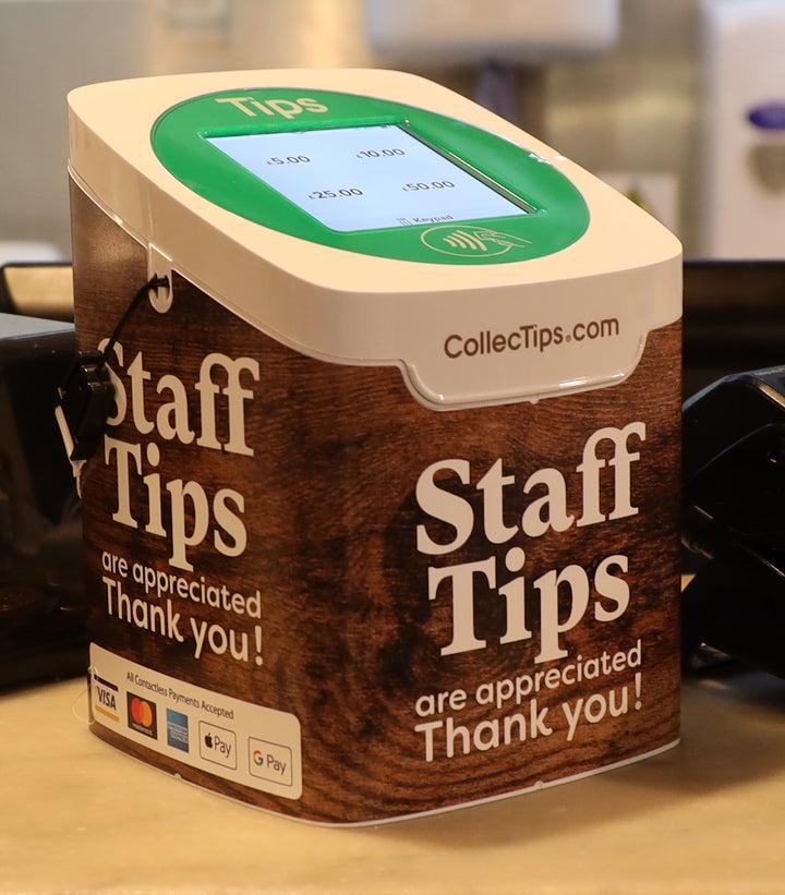 CollecTips Solo including SumUp Reader - No monthly fee