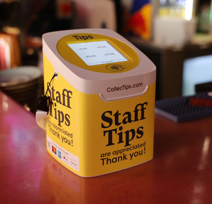 CollecTips Solo including SumUp Reader - No monthly fee