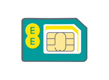 EE UK SIM card with one year of data upto 250MB per month